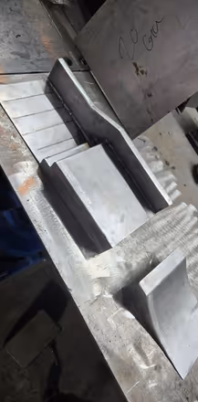 Custom fabricated metal patch panel