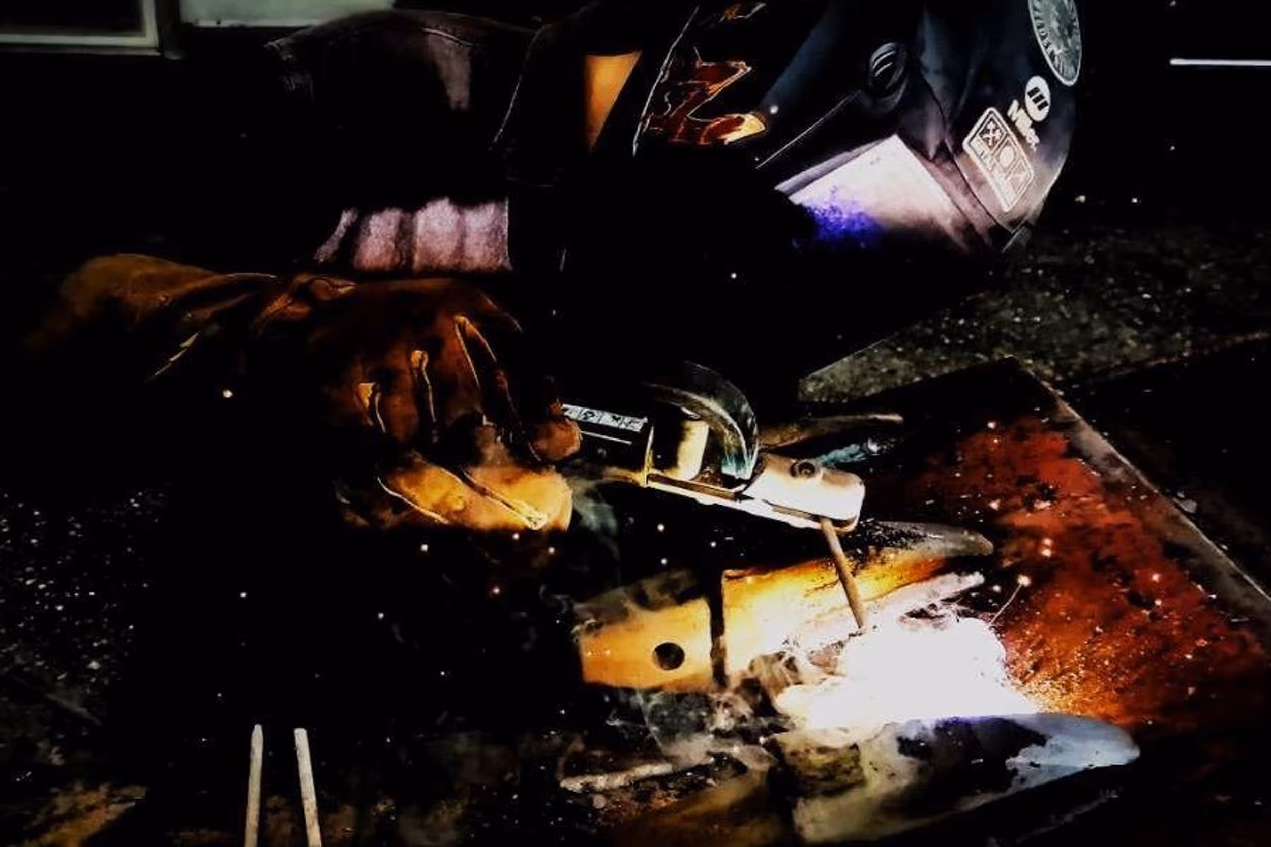 Dan Zeleniak at work in his shop